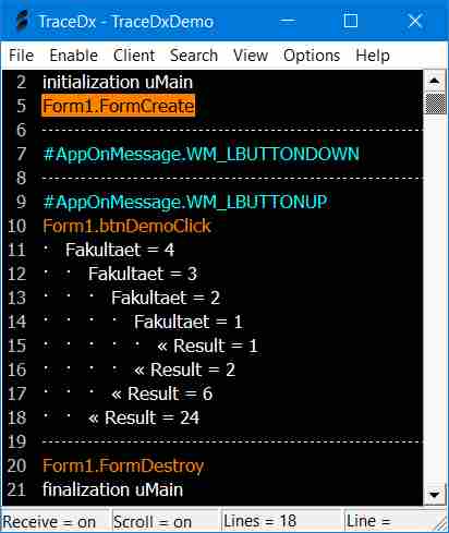 Abbildung: TraceServer Abbildung: TraceServer